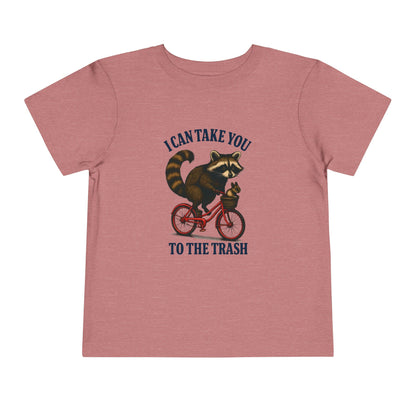 Raccoon Bike Ride Toddler Christmas Tee