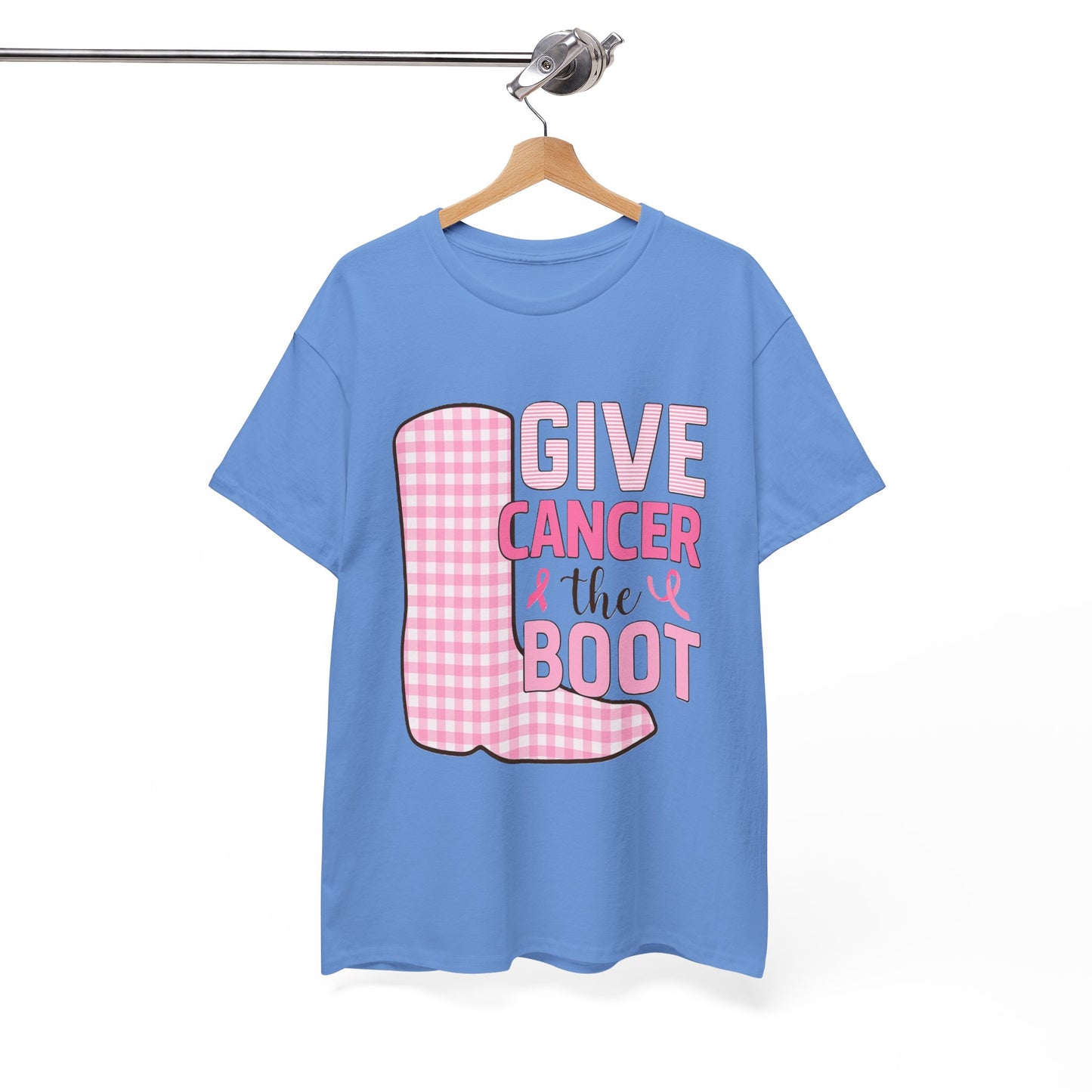 Give Cancer the Boot - Breast Cancer Awareness Tee