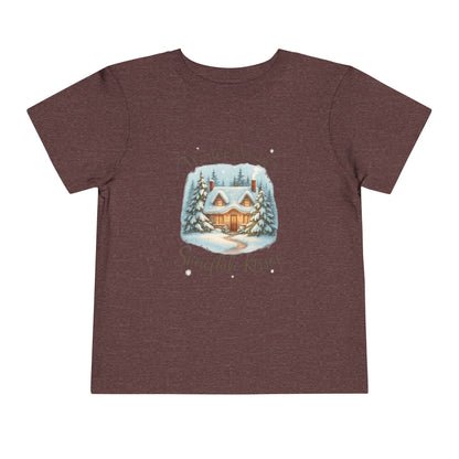 Winter Wishes Cottage Christmas Tee - Toddler Holiday