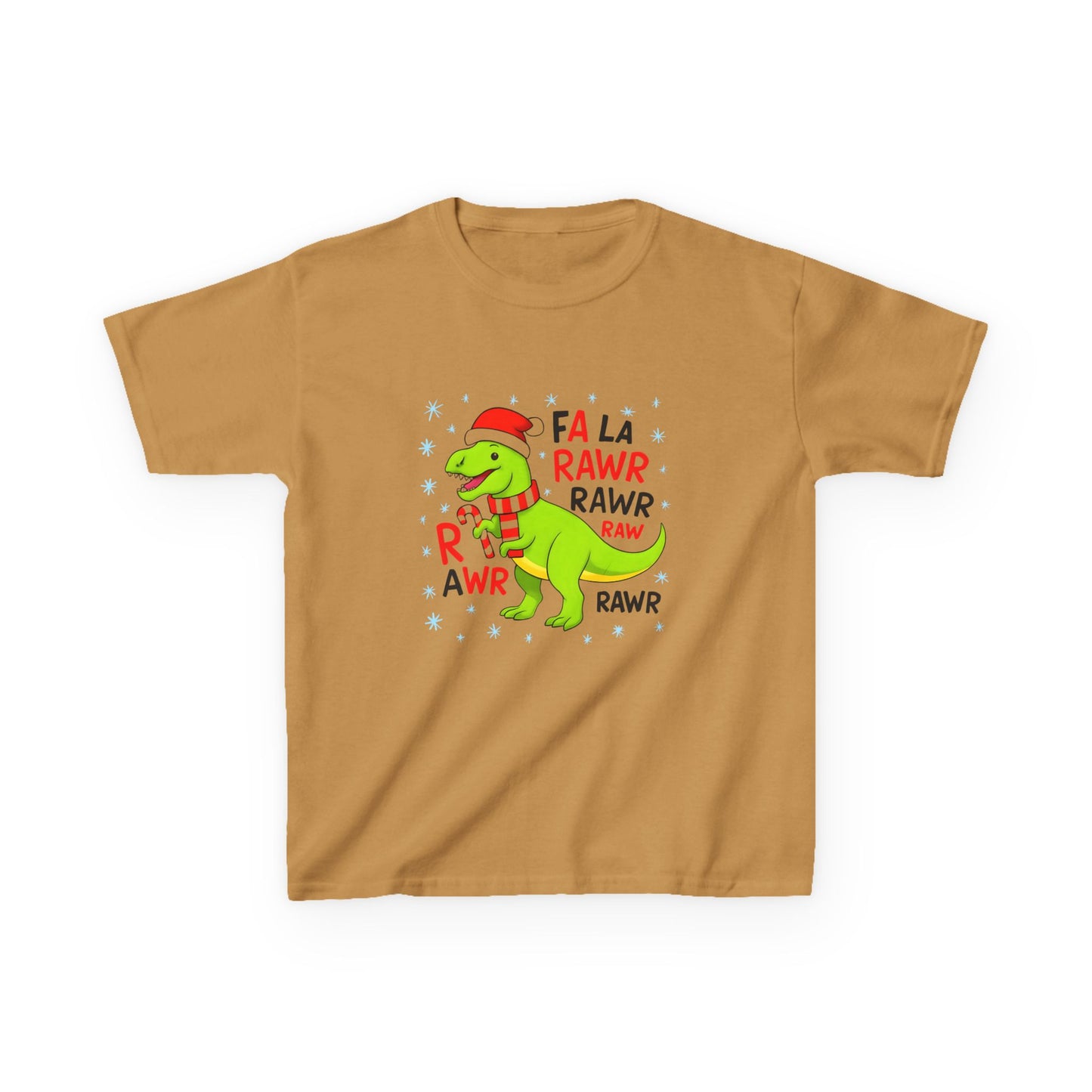 Holiday Dinosaur Kids Tee, Christmas Shirt, Fun Dinosaur T-Shirt, Kids Party Outfit, Cute Graphic Tee, Gift for Kids