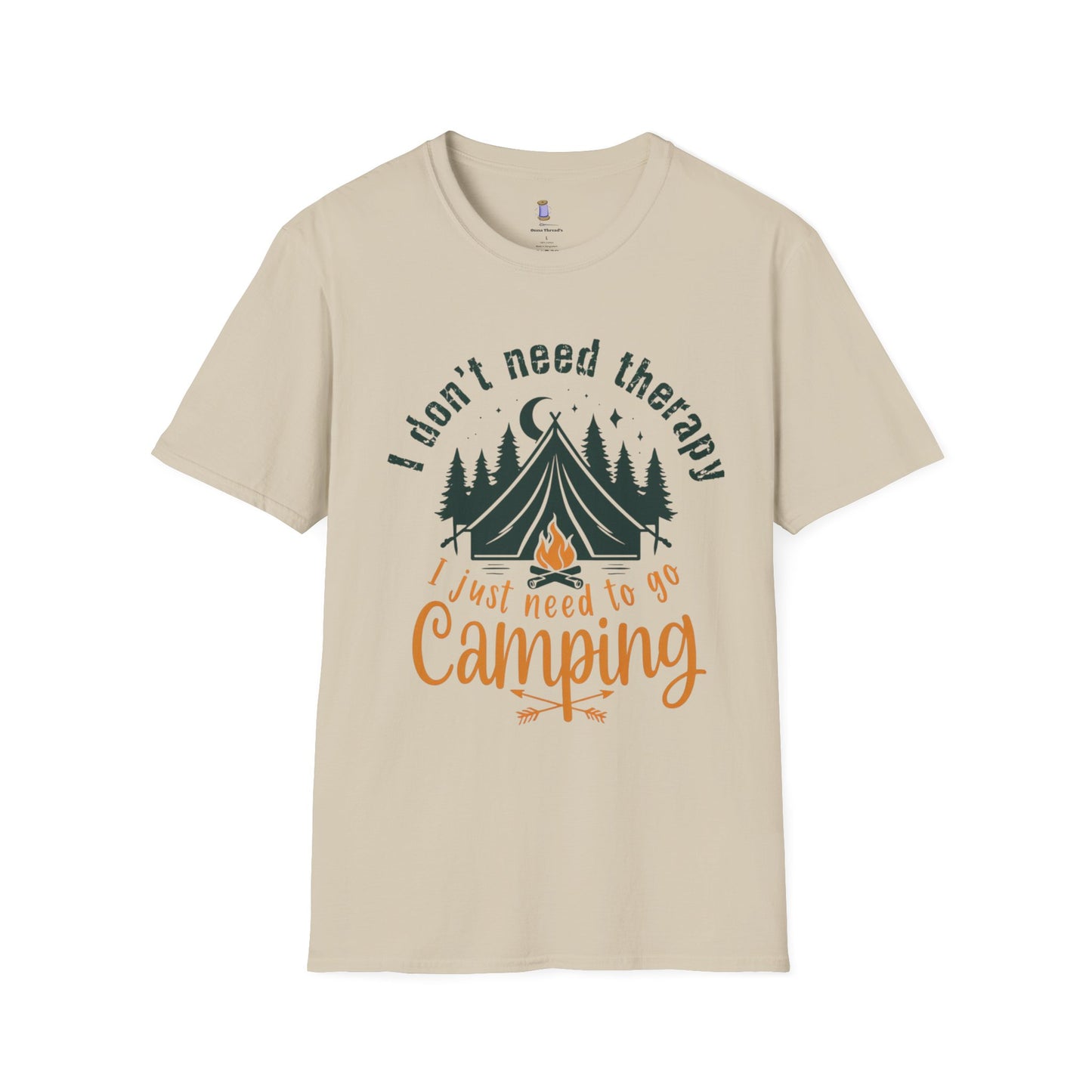 Camping Therapy Unisex T-Shirt | Outdoor Enthusiast Gift | Nature Lover Tee | Adventure Shirt | Camping Apparel