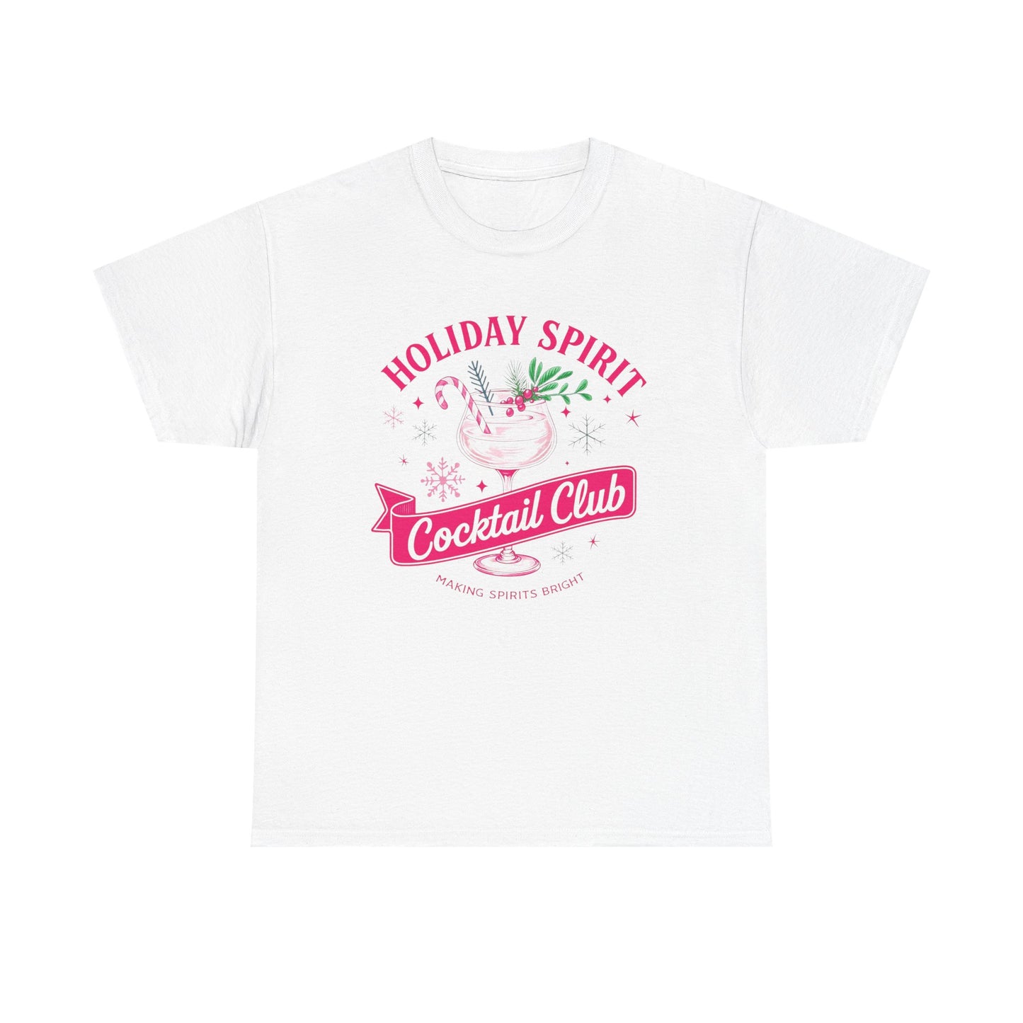Holiday Spirit Cocktail Club Tee