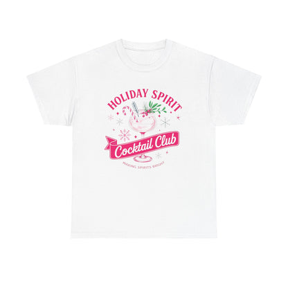 Holiday Spirit Cocktail Club Tee