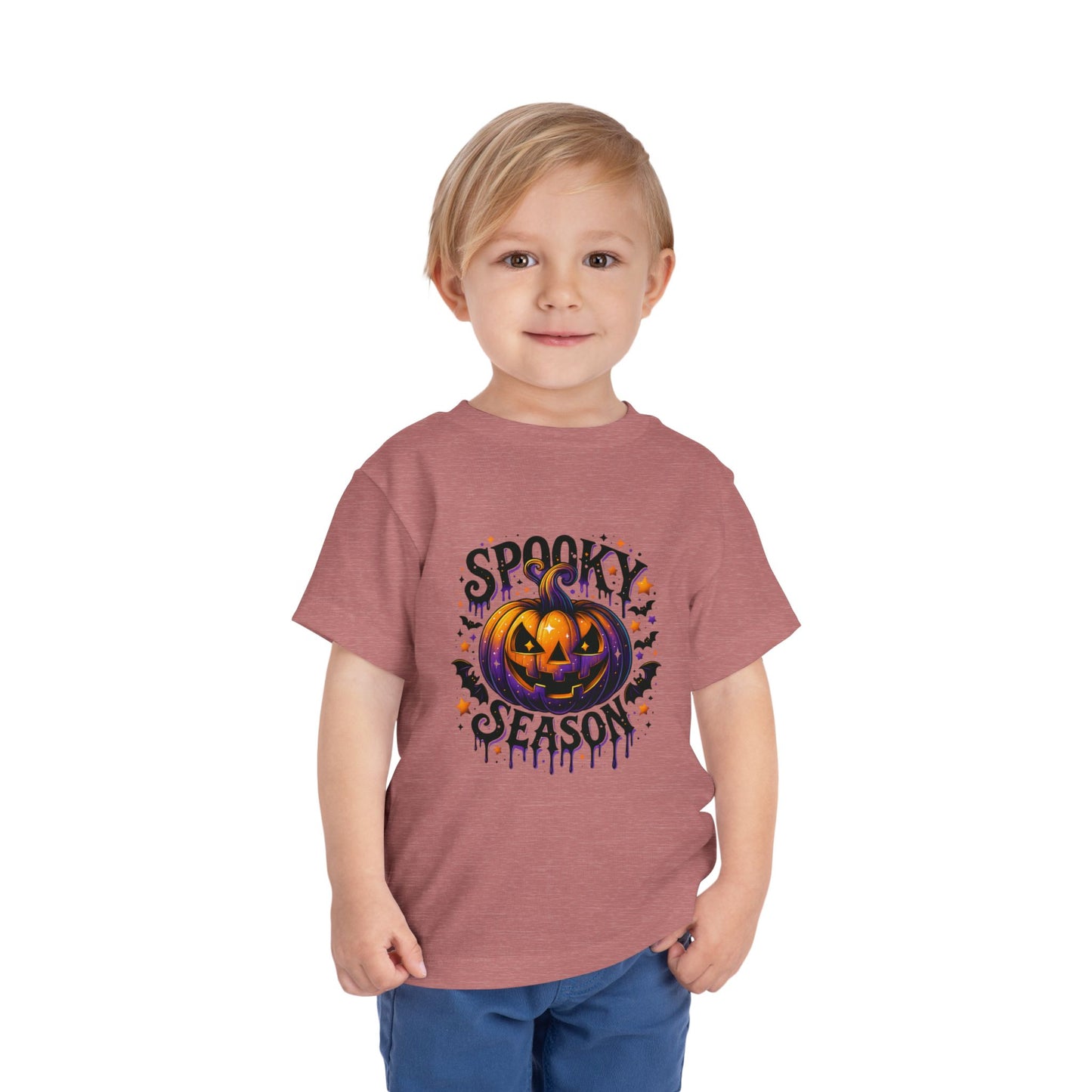 Spooky Season Jack-o'-Lantern Toddler Tee