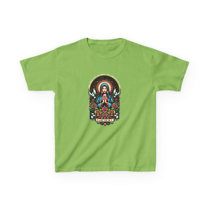 Virgin Mary Graphic Tee - Christmas Kids Shirt