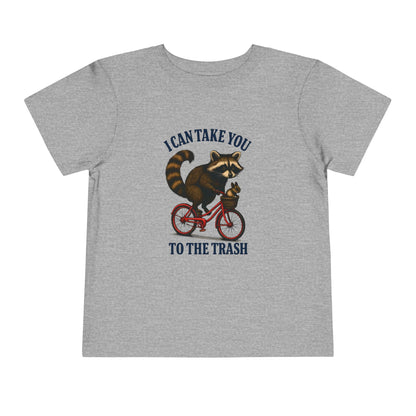 Raccoon Bike Ride Toddler Christmas Tee
