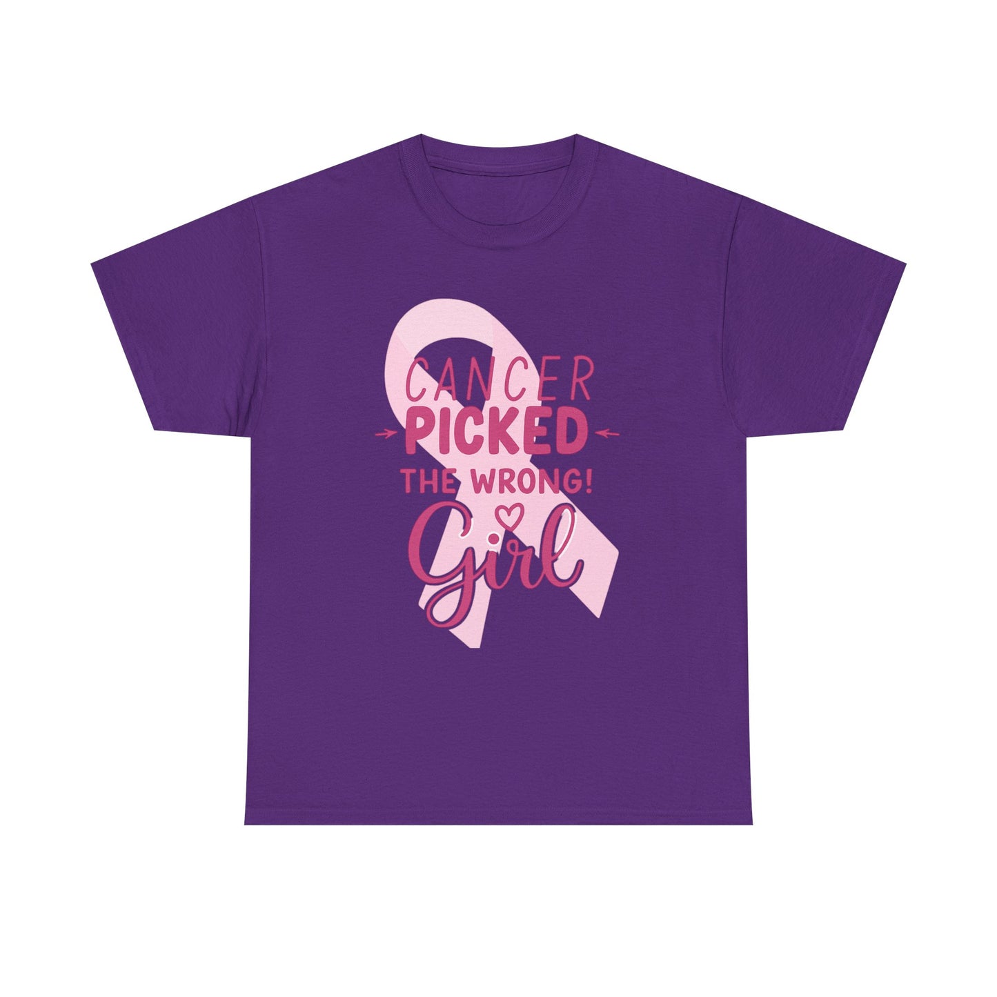 Cancer: The Wrong Picked Girl - Pink Ribbon Tee