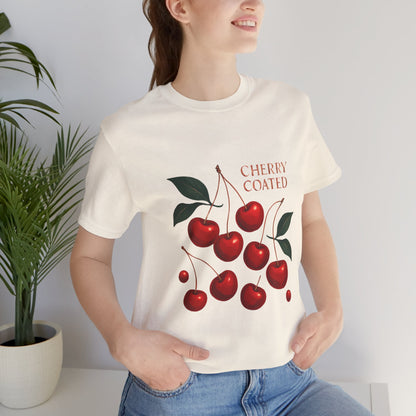 Cherry Coated Tee — Vintage Cherry Graphic T-Shirt