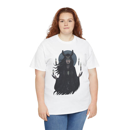 Moonlit Sorceress – Enchanted Candlelight Tee