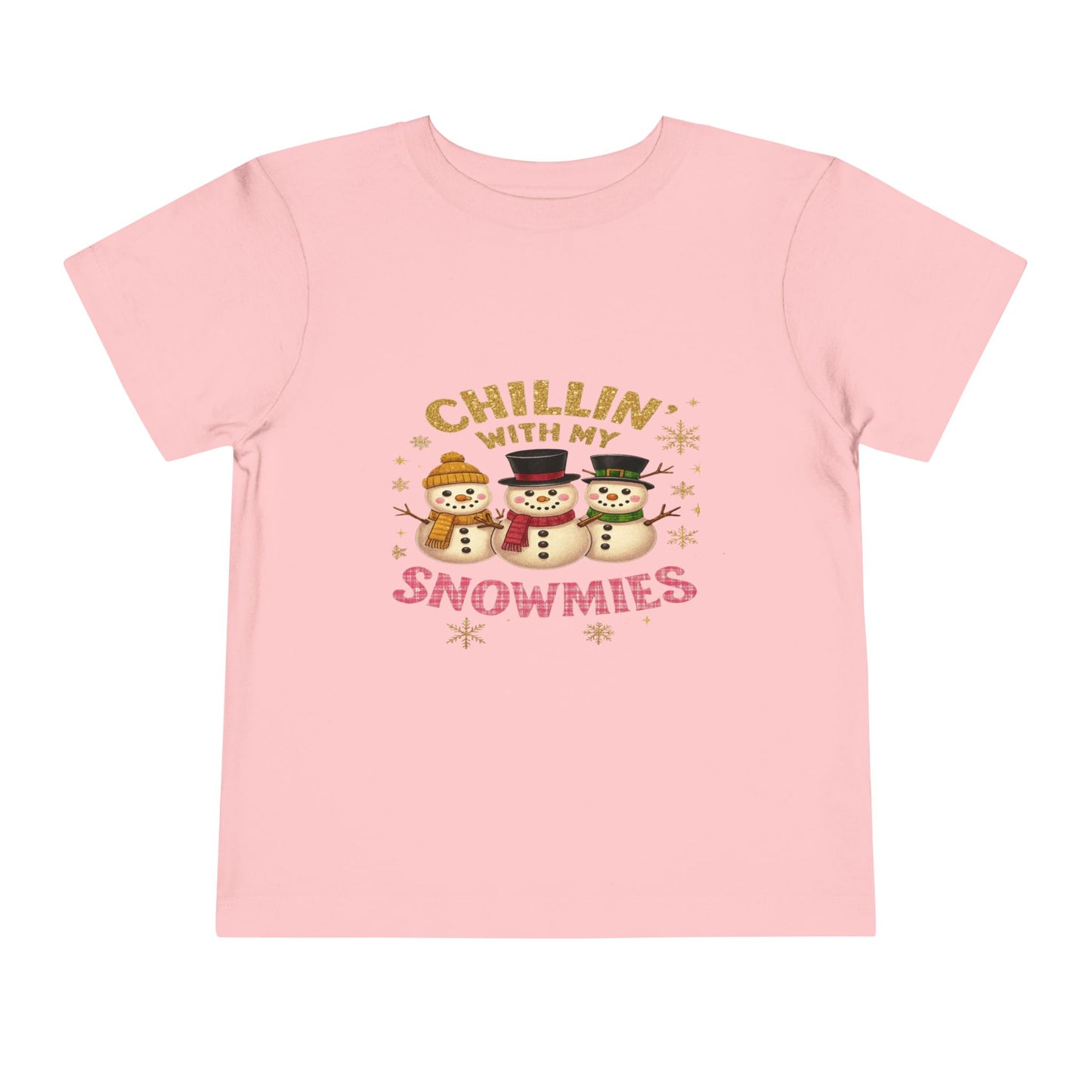 Chillin' with Snowmies Toddler Christmas Tee