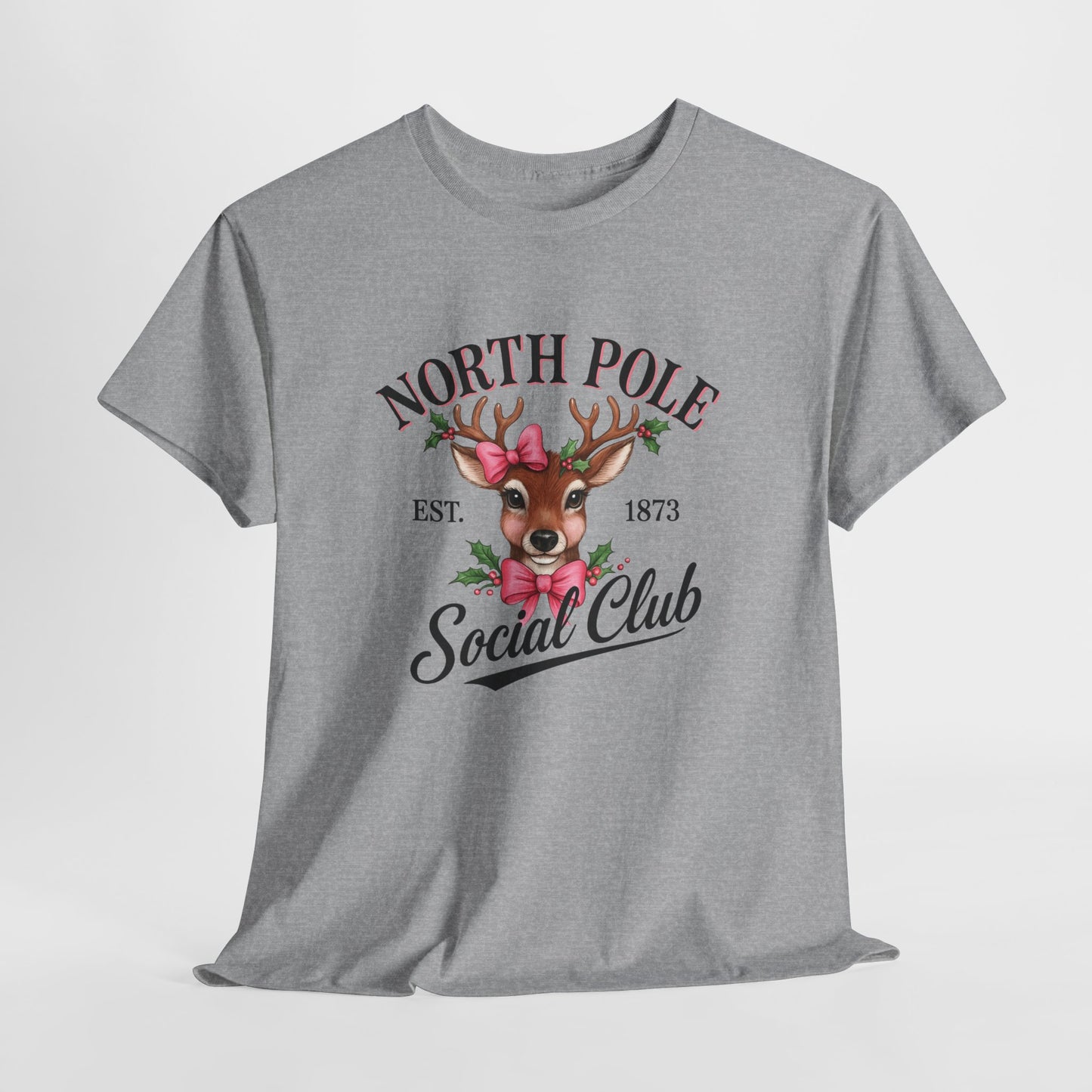 North Pole Social Club Reindeer Tee