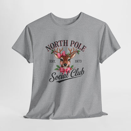 North Pole Social Club Reindeer Tee