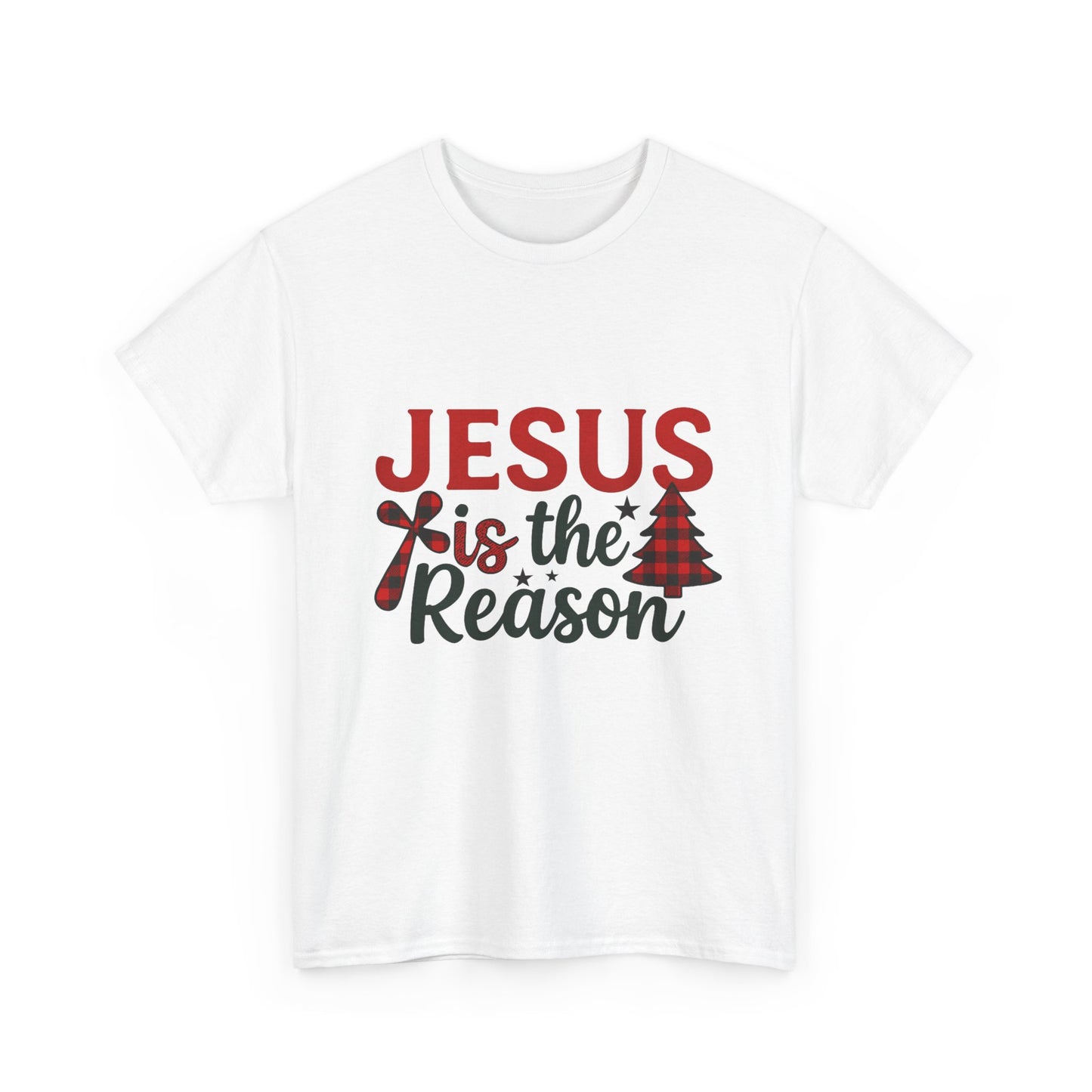 Jesus is the Reason Christmas Tee - Faith-Based Holiday Gift
