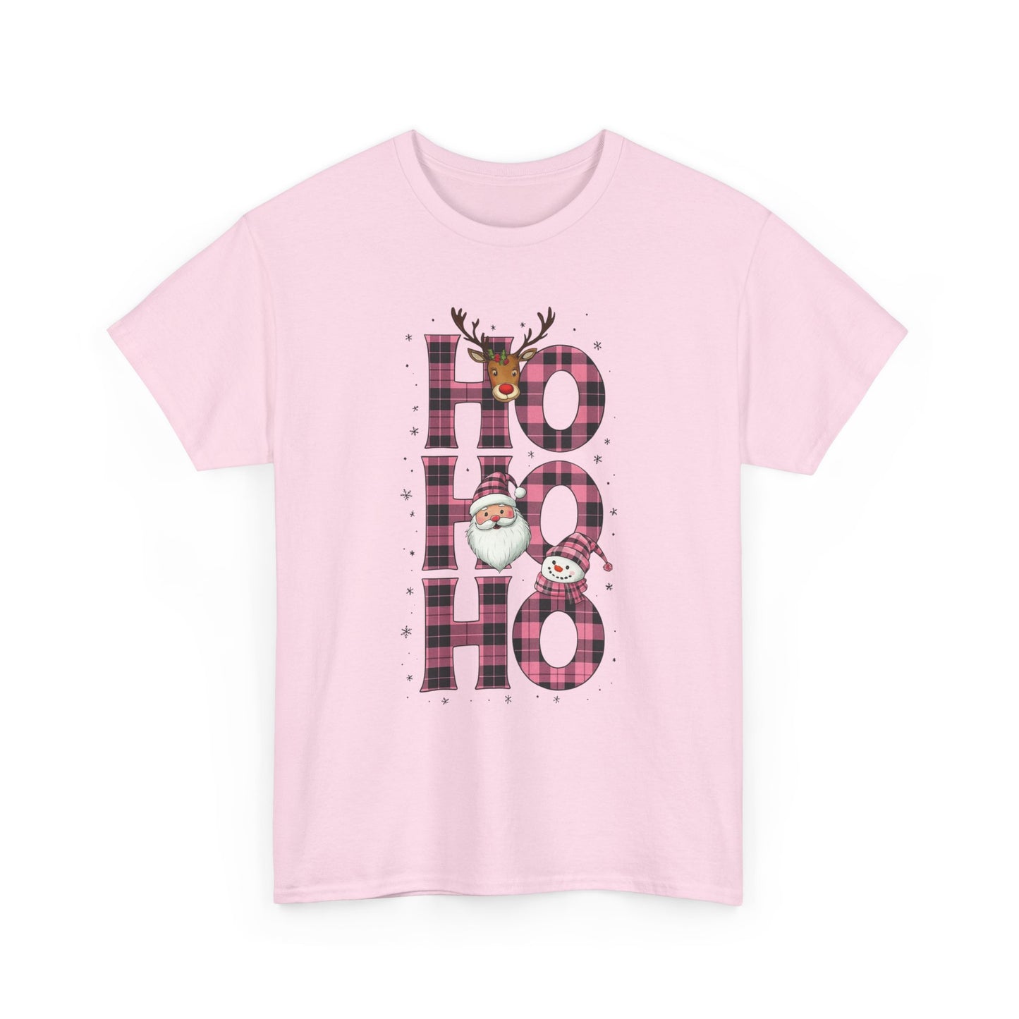 Ho Ho Ho Plaid Holiday Tee