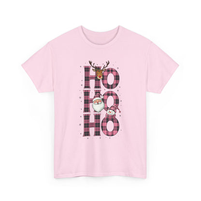 Ho Ho Ho Plaid Holiday Tee