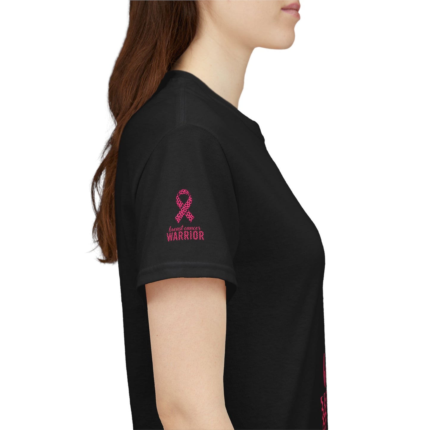Breast Cancer Warrior Tee, Inspirational T-Shirt for Survivors, Supportive Gift for Cancer Awareness Events, Unisex Cotton Top, [...]