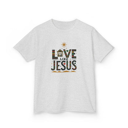 Live Like Jesus Christmas Dinosaur Tee