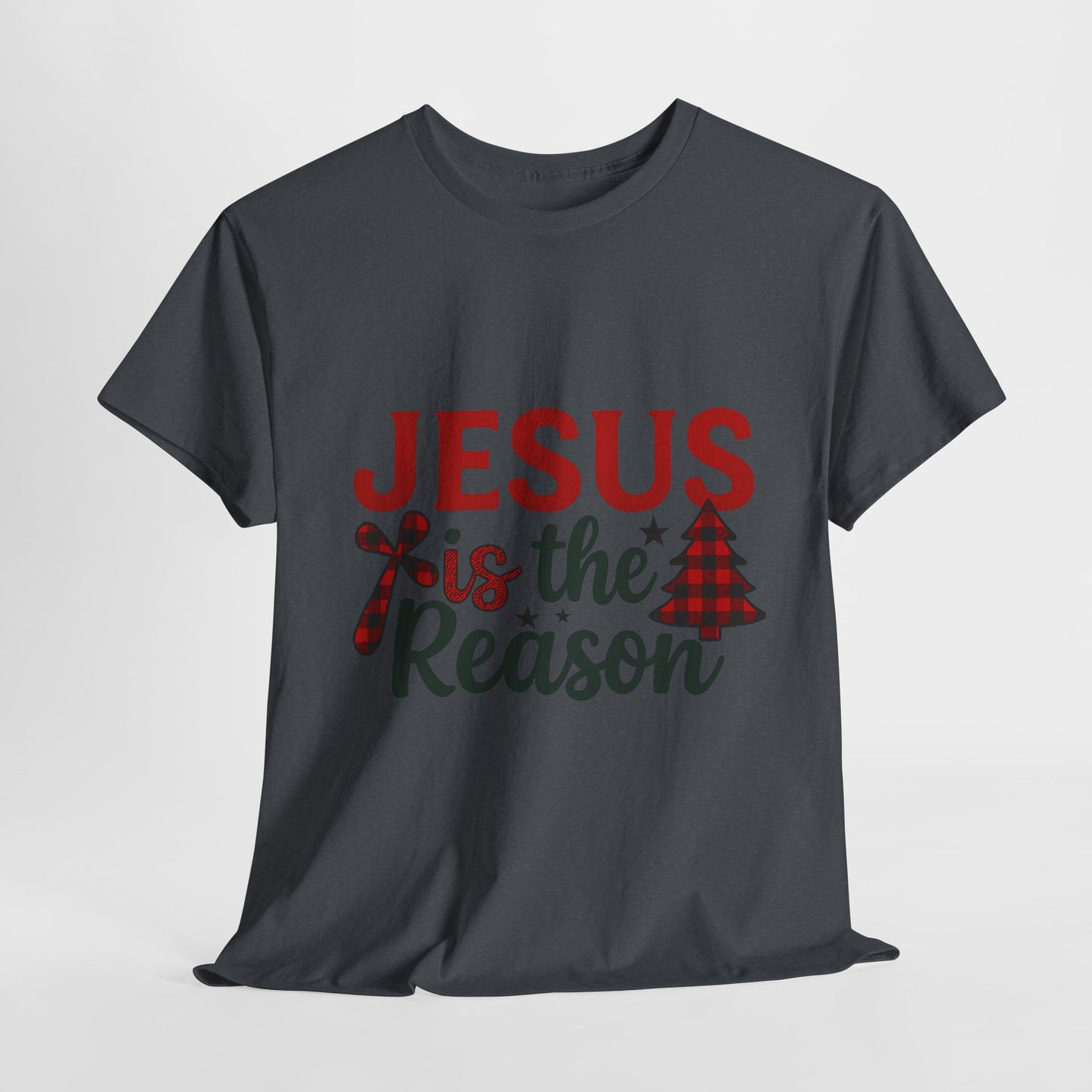 Jesus is the Reason Christmas Tee - Faith-Based Holiday Gift