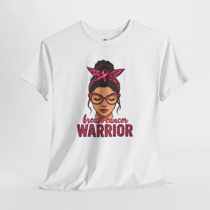 Breast Cancer Warrior Tee, Inspirational T-Shirt for Survivors, Supportive Gift for Cancer Awareness Events, Unisex Cotton Top, [...]