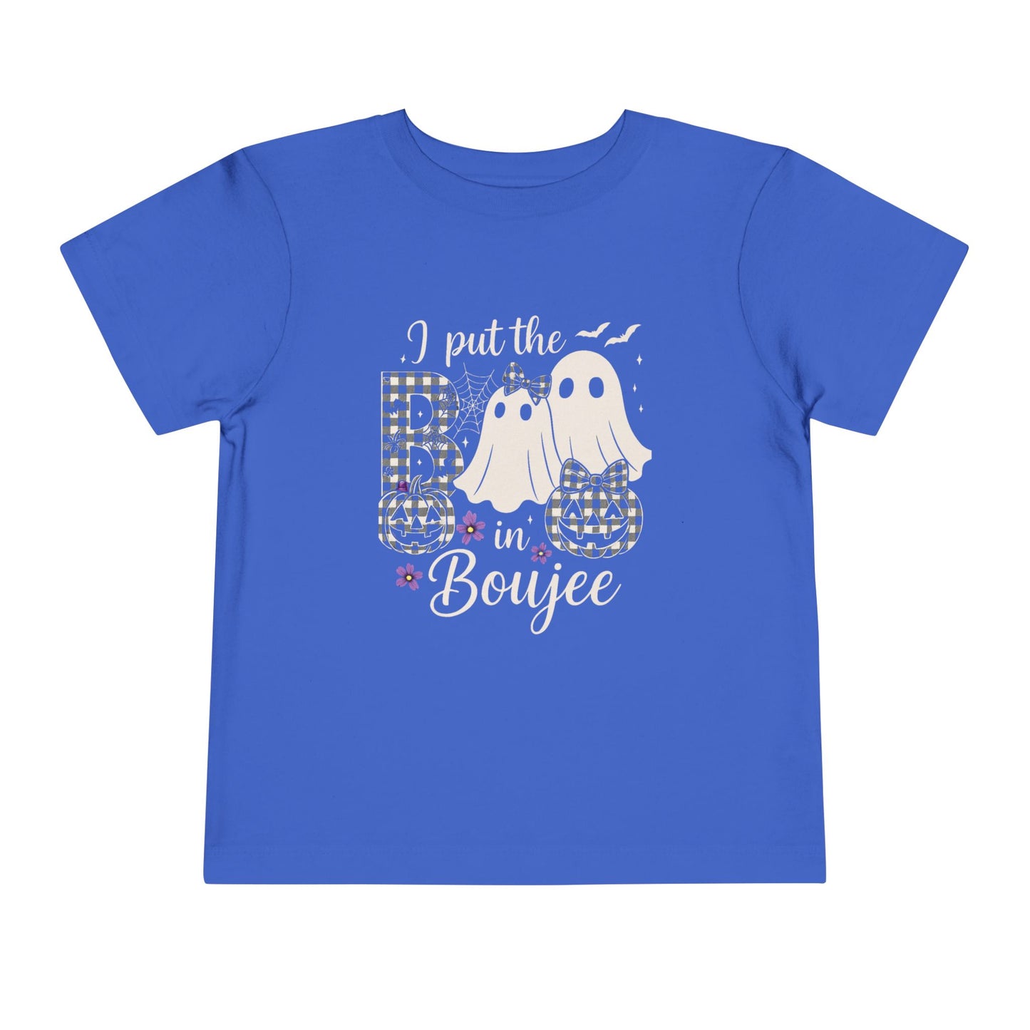 Boujee Halloween Toddler Tee: I Put the B in Boujee