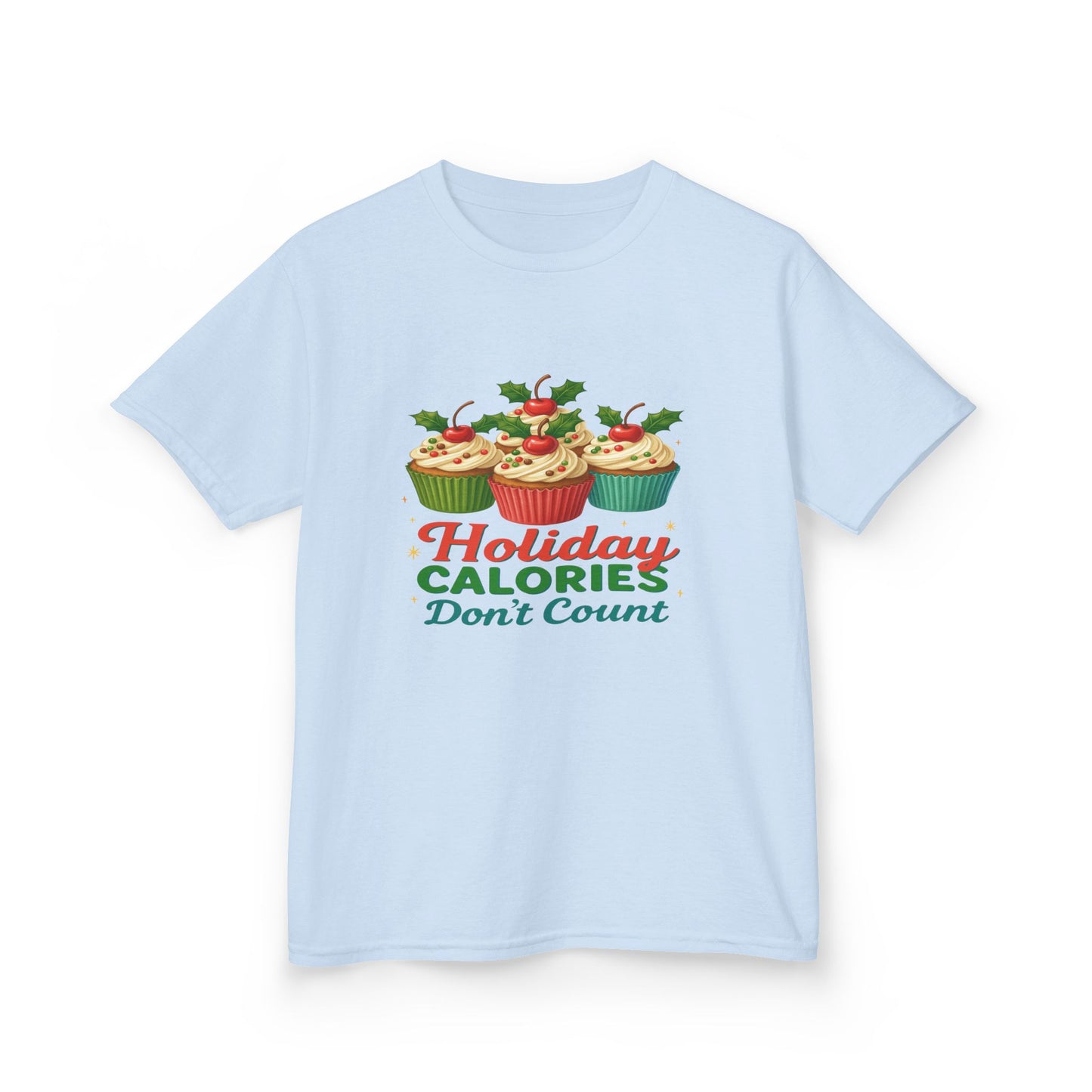 Holiday Calories Don't Count Dino Cupcake Tee