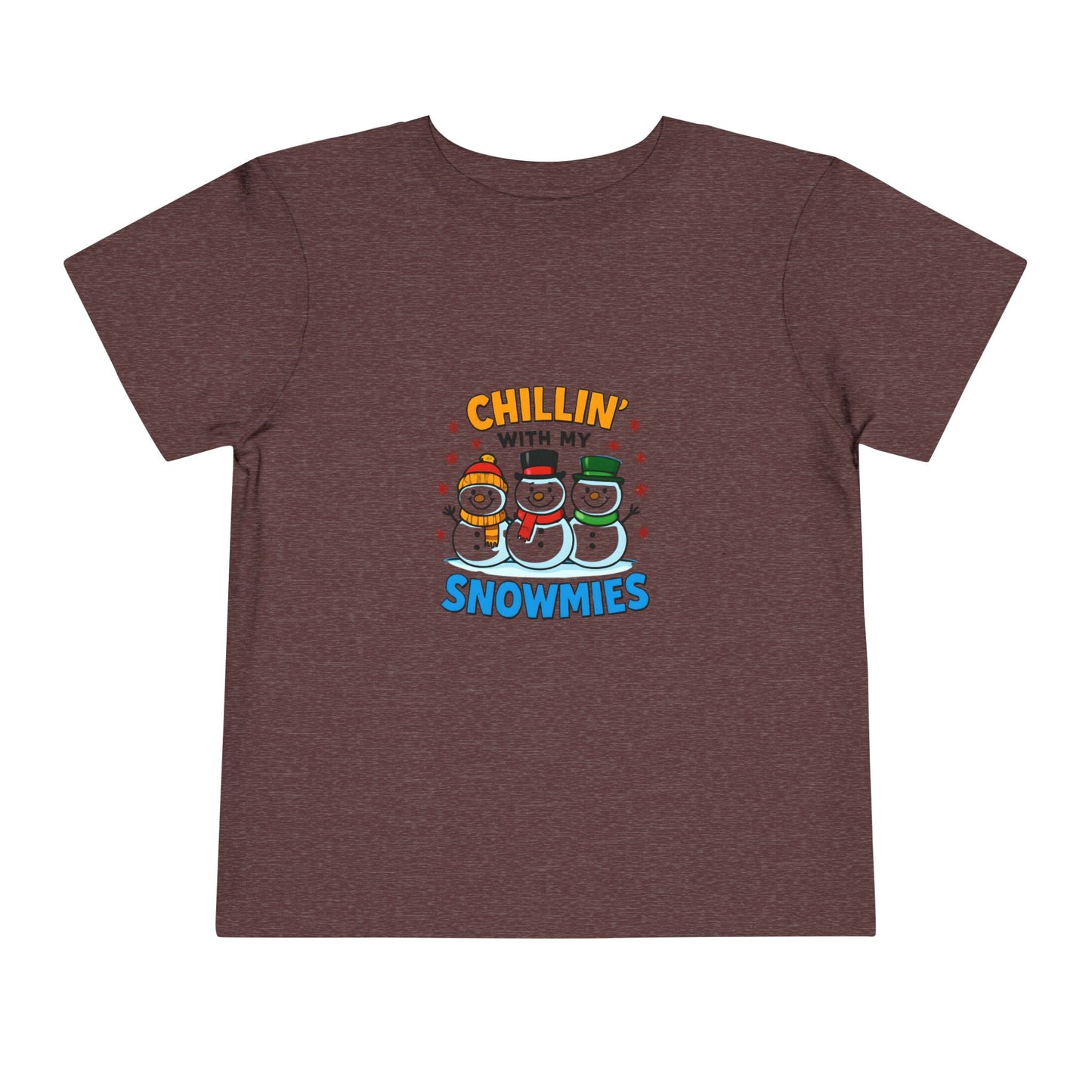 Chillin' with My Snowmies Toddler Christmas Tee