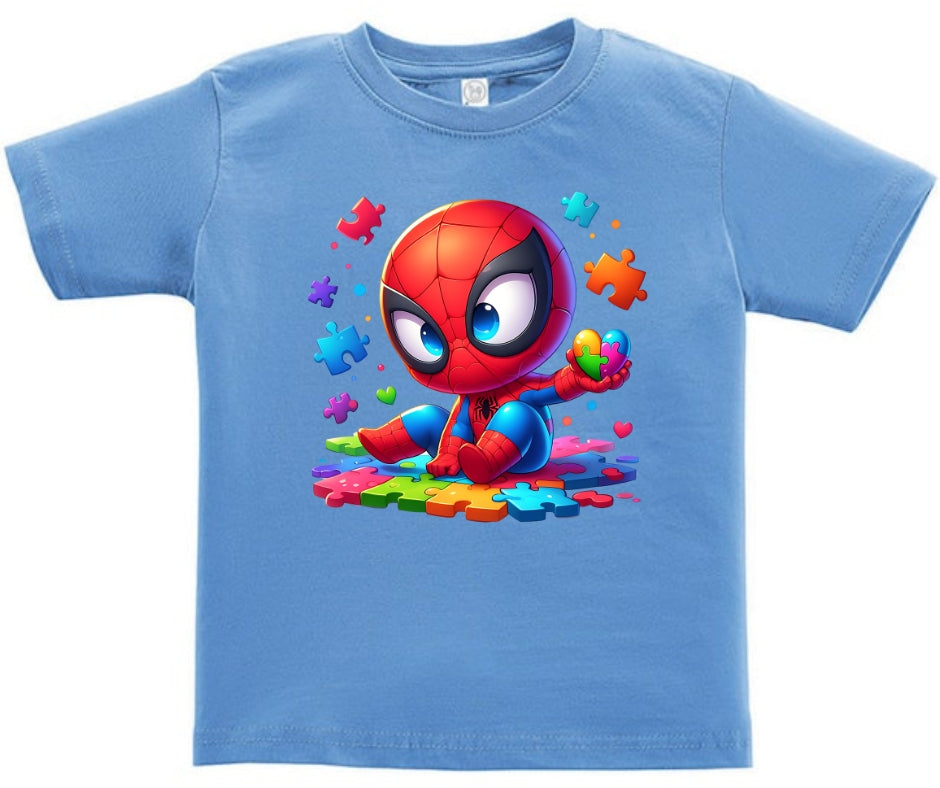 Spiderman Autism Kid T-Shirt