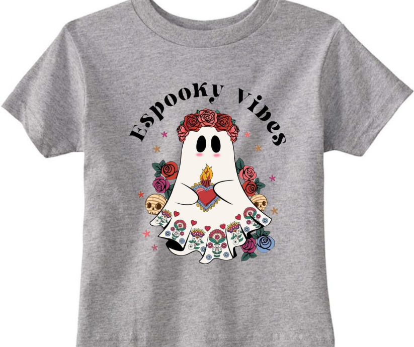 El Spooky Vibes Halloween Kid T-Shirt