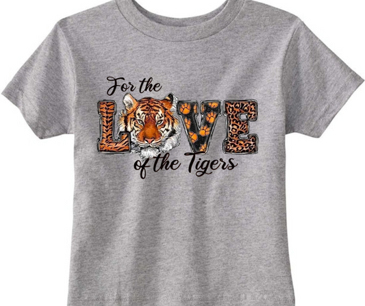 For The Love Of The Tigers Kid T-Shirt