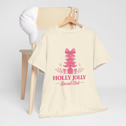 Holly Jolly Pink Tree Tee