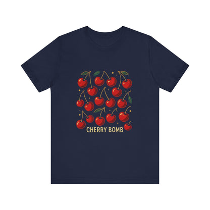 Cherry Bomb Tee — Cute Retro Cherries Graphic T-Shirt