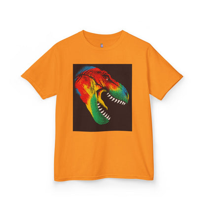 Colorful Dinosaur Kids Tee, Fun T-Shirt for Boys and Girls, Perfect for Birthdays, Playdates, Gifts, and Holiday Celebrations