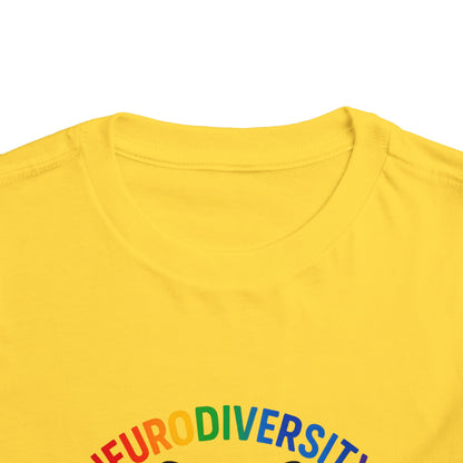 Toddler T-Shirt Colorful Butterfly Rainbow Infinity Symbol Acceptance Shirt