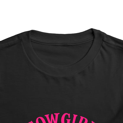 Cowgirl Christmas Club Tee - Pink Retro Holiday Shirt