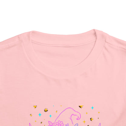 Toddler Tee Highland Cow Witch Hat Halloween Shirt