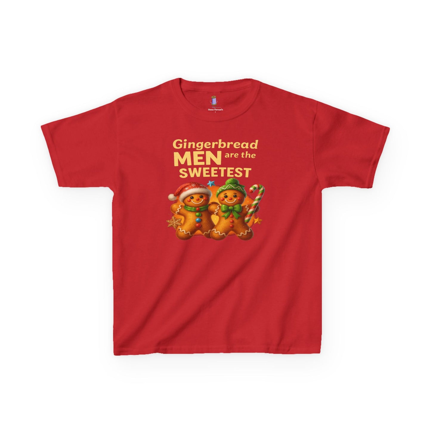 Gingerbread Men Kids Tee, Festive Holiday Shirt, Cute Christmas Outfit, Sweet Treat Apparel, Winter Celebration Wear, Kid's Holiday Gift