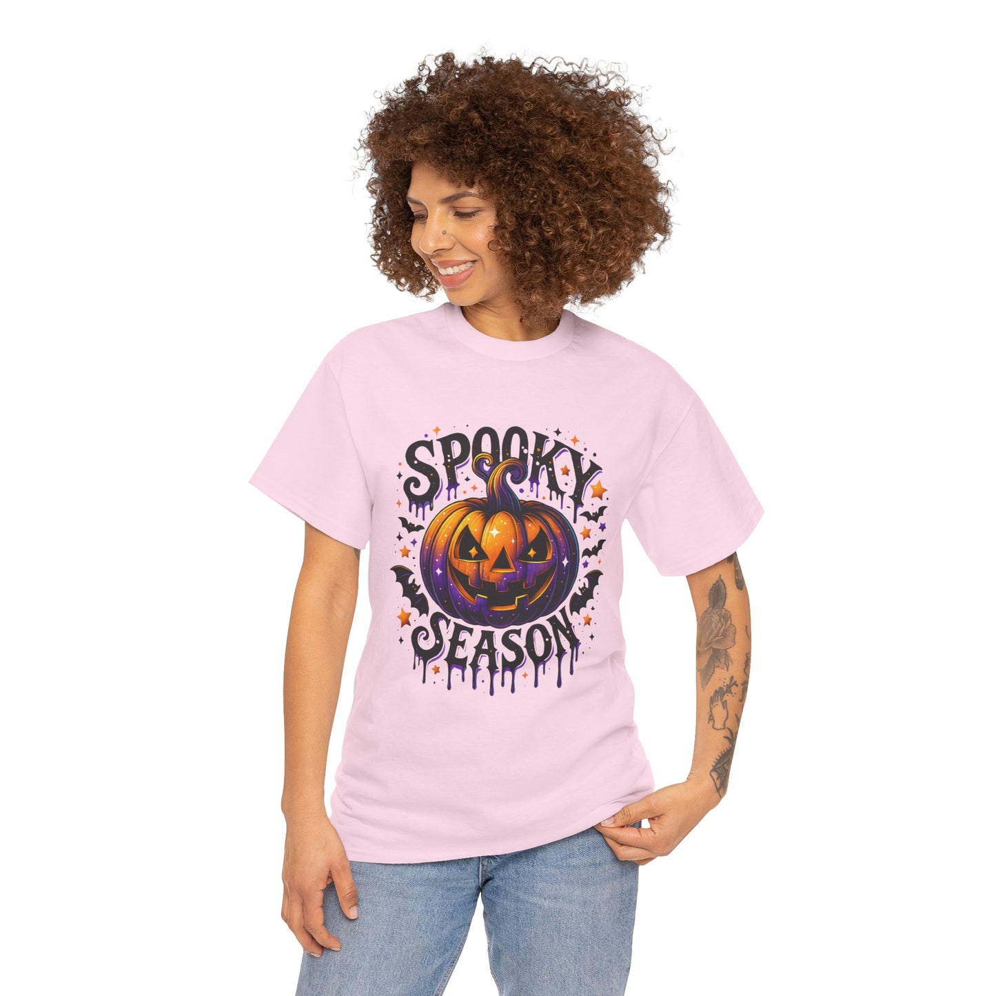 Spooky Season Jack O Lantern Halloween Tee