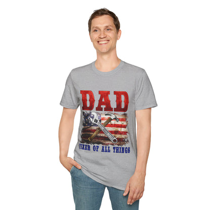Camiseta de Papá Patriótico | Regalos para Todo | Día del Padre, Día de la Independencia, Regalo de Cumpleaños, Ropa Casual, Ropa para Papá
