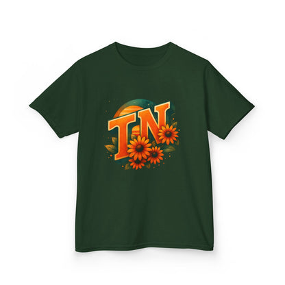 TN Sunset Dino Christmas Kids Tee