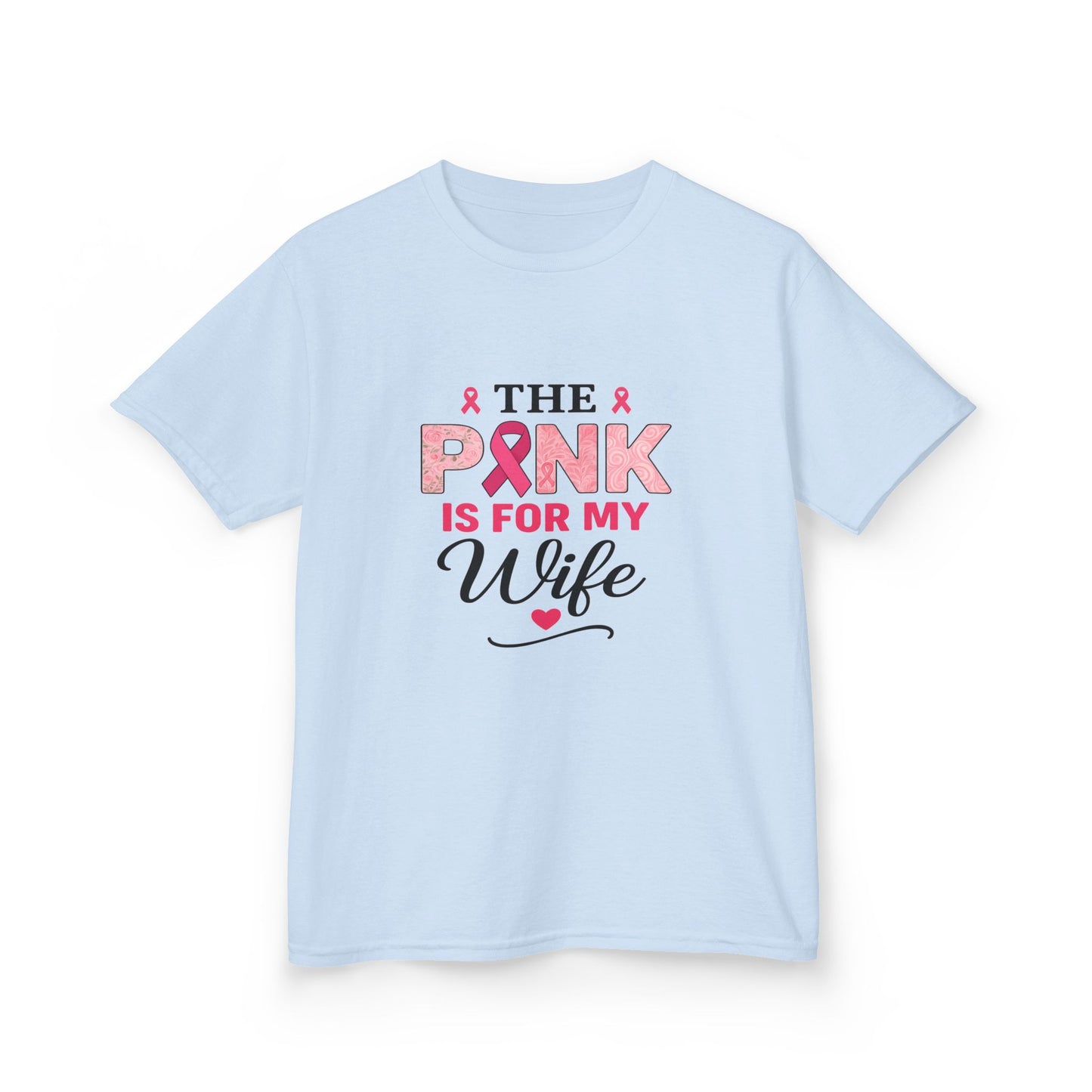 Pink Ribbon Wife Support Tee - Breast Cancer Awareness
