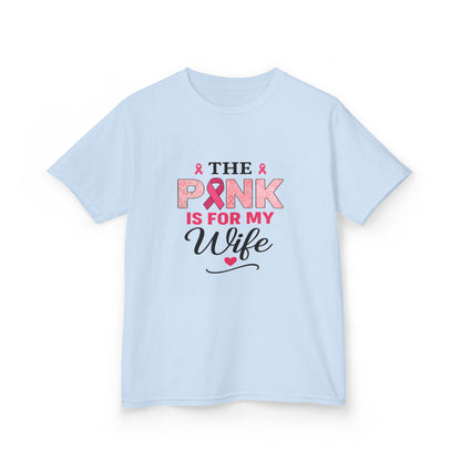 Pink Ribbon Wife Support Tee - Breast Cancer Awareness