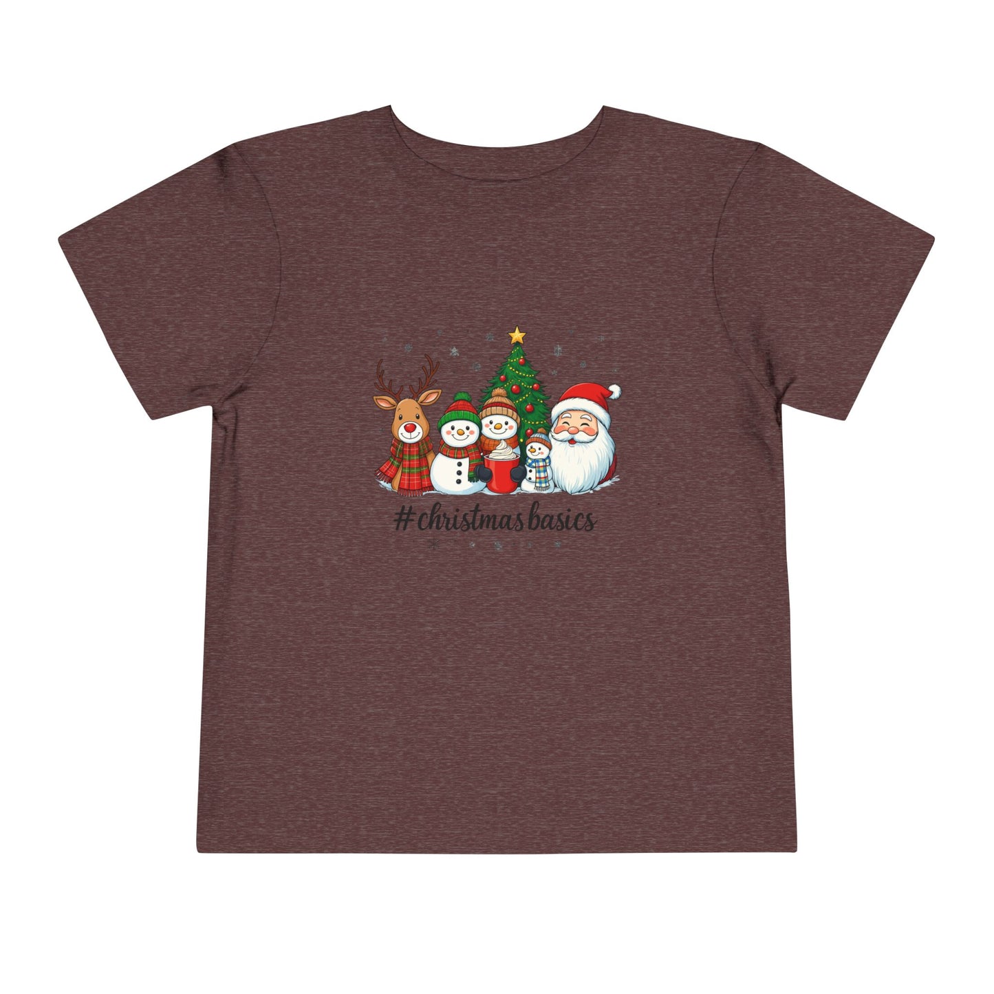 Christmas Basics Toddler Tee - Festive Holiday Fun