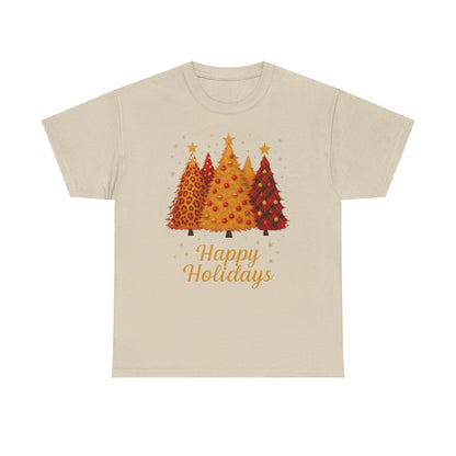Happy Holidays Christmas Trees Tee