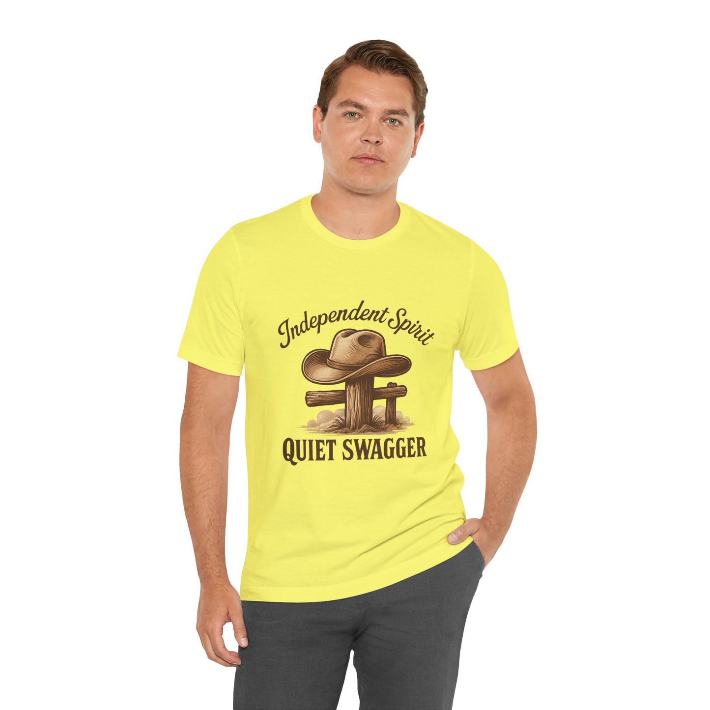Quiet Swagger Cowboy Tee — Independent Spirit Western T-Shirt