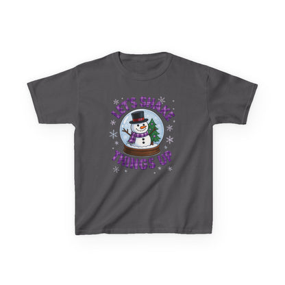 OT Snowman Snow Globe Kids Christmas Tee