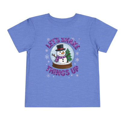 Shake Things Up! Snowman Christmas Toddler Tee