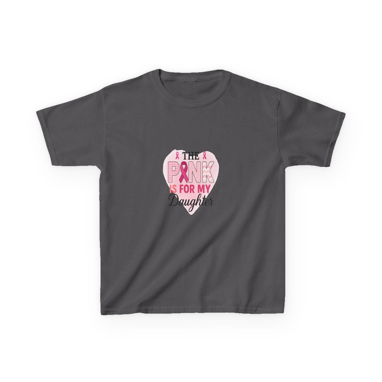 Pink Dinosaur Daughter Tee - Breast Cancer Awareness
