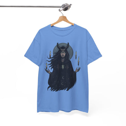 Moonlit Sorceress – Enchanted Candlelight Tee
