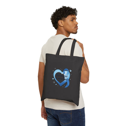 Diabetes Cotton Canvas Tote Bag