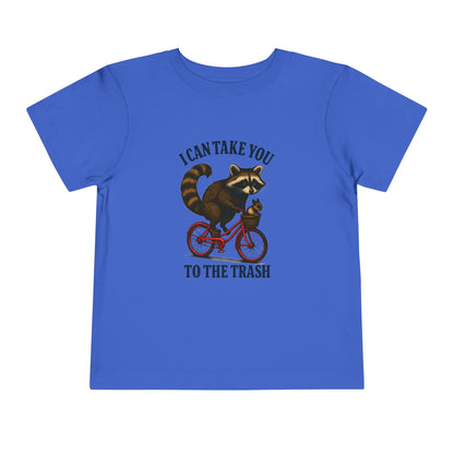 Raccoon Bike Ride Toddler Christmas Tee